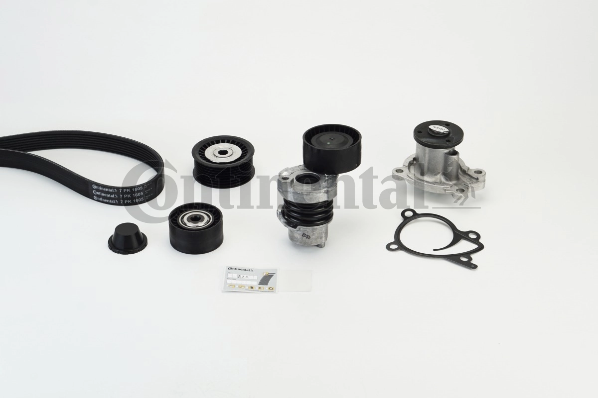 Water Pump + V-ribbed Belt Kit